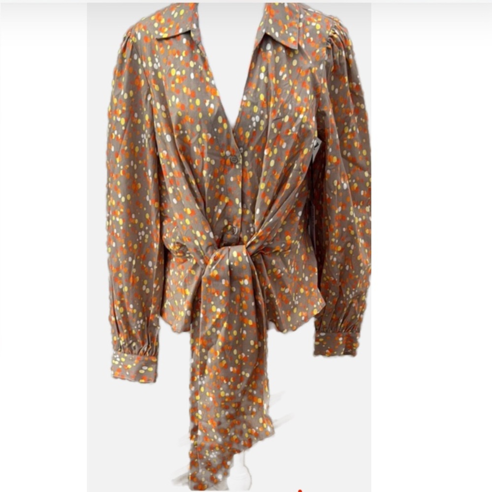 Bailey 44 Multicolor Polka Dot Blouse - NWT